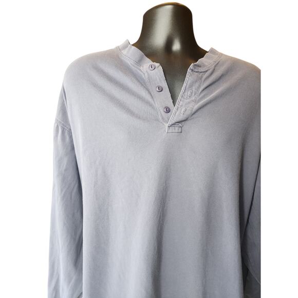 Cabelas Henley Shirt Outdoor Men 3XL Long Sleeve Top Hunting Fishing Hiking Work - Picture 10 of 16